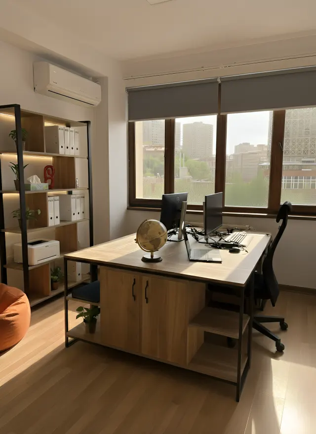 Inside the office